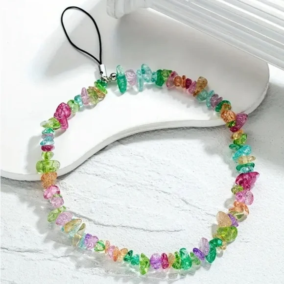 Phone Wristlet, Phone Bracelet, Phone Charm, Phone accessory, Phone Strap - Picture 2 of 4